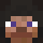 pulved Minecraft head