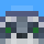 oTurquoise Minecraft head