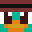 Minecraft head of HelloAGHHH