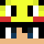 Cabeça Minecraft de Iolando