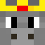Minecraft head of TheKingOfDonkeys
