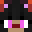 Minecraft head of ClownFox