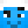 Whiteouting Minecraft head