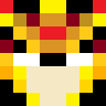 Cabeza de Minecraft de karuho.