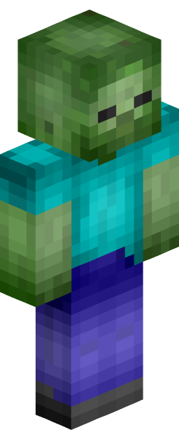 Zombie Minecraft skin full body
