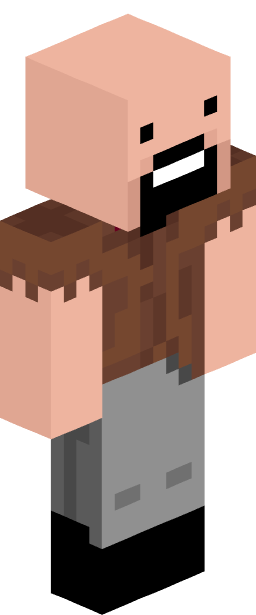 Notch Minecraft skin full body