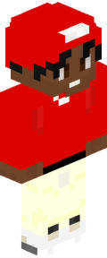 Red Anime Minecraft Skin