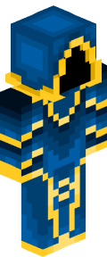 Teal Anime Minecraft Skin