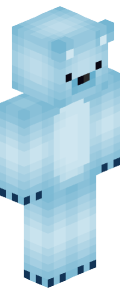 Sky Blue Anime Minecraft Skin