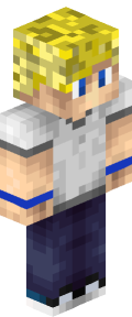 Gold Anime Minecraft Skin