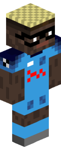 Sky Blue Anime Minecraft Skin