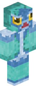 Sky Blue Anime Minecraft Skin