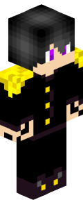 Black Anime Minecraft Skin