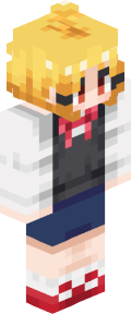 White Anime Minecraft Skin