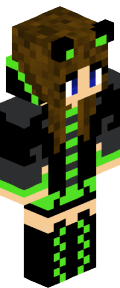 Black Anime Minecraft Skin
