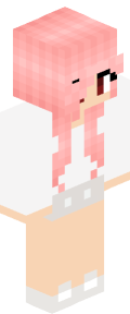 White Anime Minecraft Skin