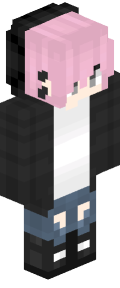 Black Anime Minecraft Skin