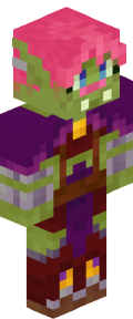 Purple Anime Minecraft Skin
