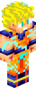 Gold Anime Minecraft Skin