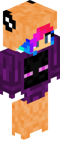 Purple Anime Minecraft Skin