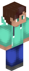 Sky Blue Steve Minecraft Skin