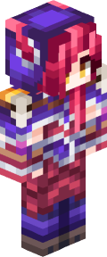 Purple Anime Minecraft Skin