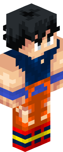 Goku Minecraft skin full body