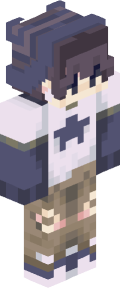 White Anime Minecraft Skin