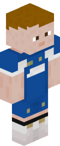 Teal Anime Minecraft Skin