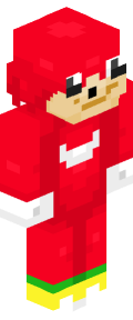 Red Anime Minecraft Skin