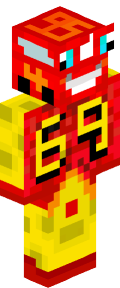 Red Anime Minecraft Skin