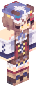 White Anime Minecraft Skin