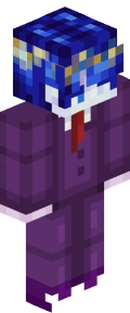 Purple Anime Minecraft Skin