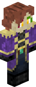 Purple Anime Minecraft Skin