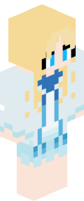 White Anime Minecraft Skin