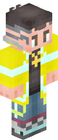 Gold Anime Minecraft Skin