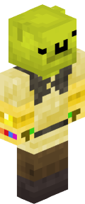 Gold Anime Minecraft Skin