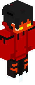 Red Anime Minecraft Skin