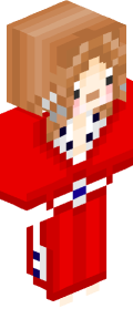 Red Anime Minecraft Skin