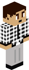 Silver Steve Minecraft Skin