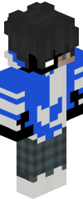 Blue Anime Minecraft Skin