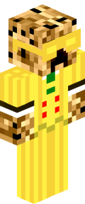 Gold Anime Minecraft Skin