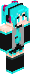Black Anime Minecraft Skin