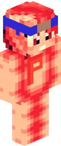 Red Anime Minecraft Skin