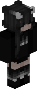 Black Anime Minecraft Skin