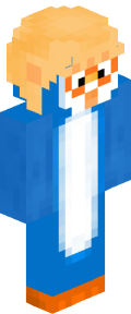 Teal Anime Minecraft Skin