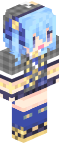 Black Anime Minecraft Skin