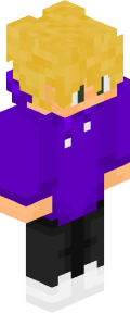 Purple Anime Minecraft Skin