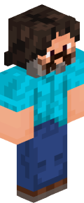 Teal Steve Minecraft Skin