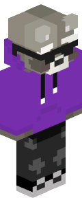 Purple Anime Minecraft Skin